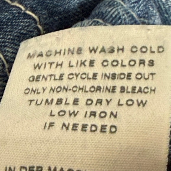 True Religion Skinny Jeans Mens 32x31 Waist Blue Denim No Flap - Picture 8 of 14